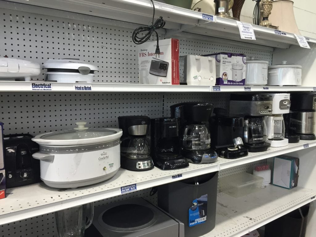 thrift store appliances