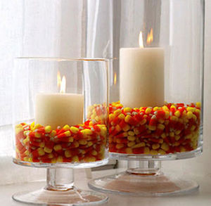 Candy Corn Candles