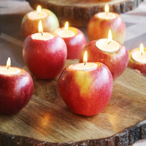 Apple Tea Light Candles 