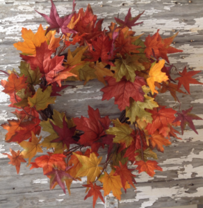 Fall Leaves Wreath