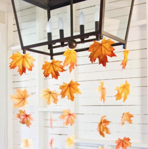 Hanging fall Leaf Garland