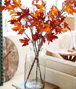 Fall Leaf Vase