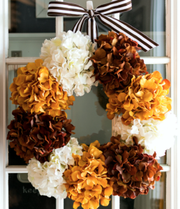 Fall Hydrangea Wreath 