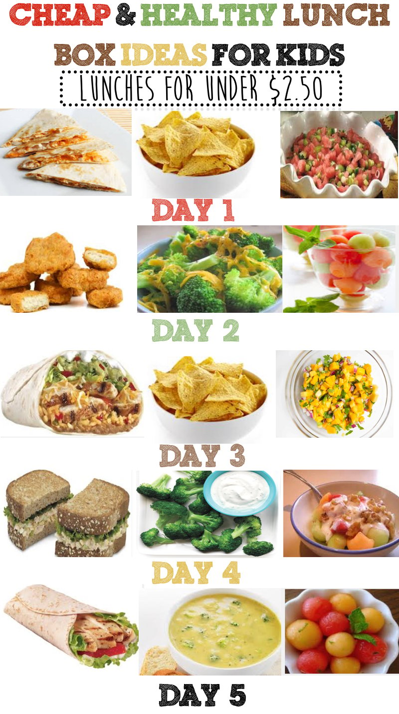 Cheap & Healthy Lunch Box Ideas For Kids Week 3