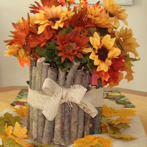 Rustic Fall Centerpiece 