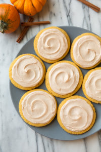 pumpkin sugar cookies