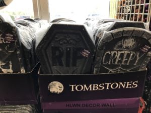 tombstones