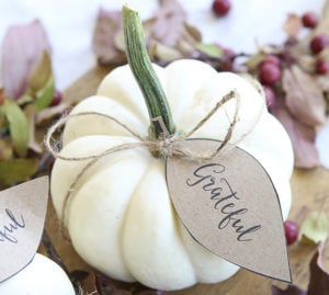 Pumpkin Leaves Free Printable DIY Thanksgiving Decorations