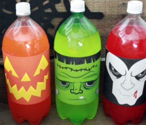 halloween soda labels 1