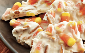 candy corn bark