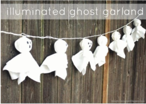 illuminated ghost garland