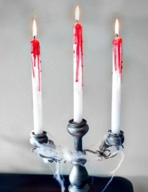 DIY Bleeding Candle