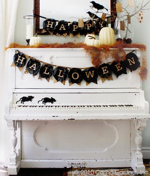 halloween banner for mantel