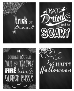 chalkboard prints