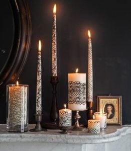 lacy candles