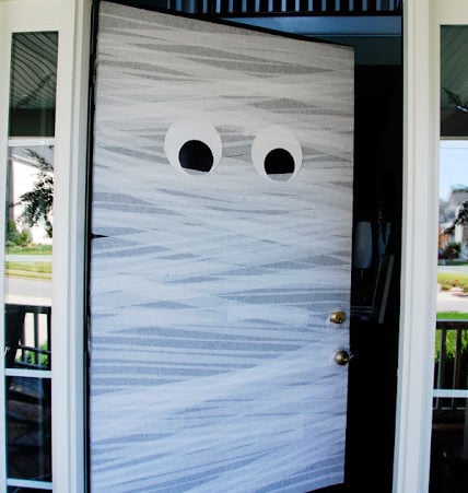 How To Make A Halloween Paper Bag Door Monster - HomeJelly