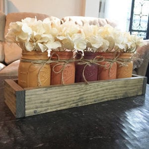 Mason Jar DIY Fall Centerpiece