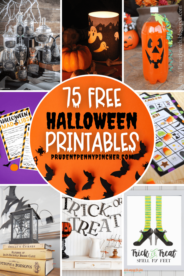 75 Free Halloween Printables - Prudent Penny Pincher