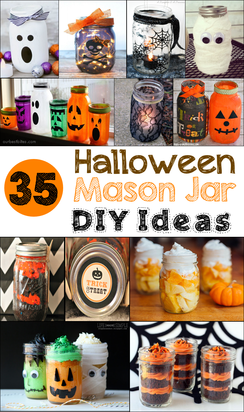 35 Cheap & Easy DIY Halloween Mason Jar Ideas Prudent Penny Pincher