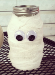 mummy mason jar