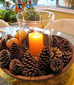 Pinecone Centerpiece