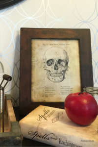 skull art print