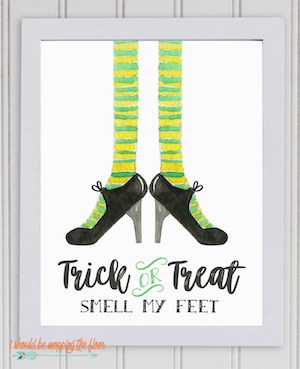 trick or treat printable