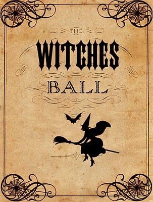 witch's ball printable