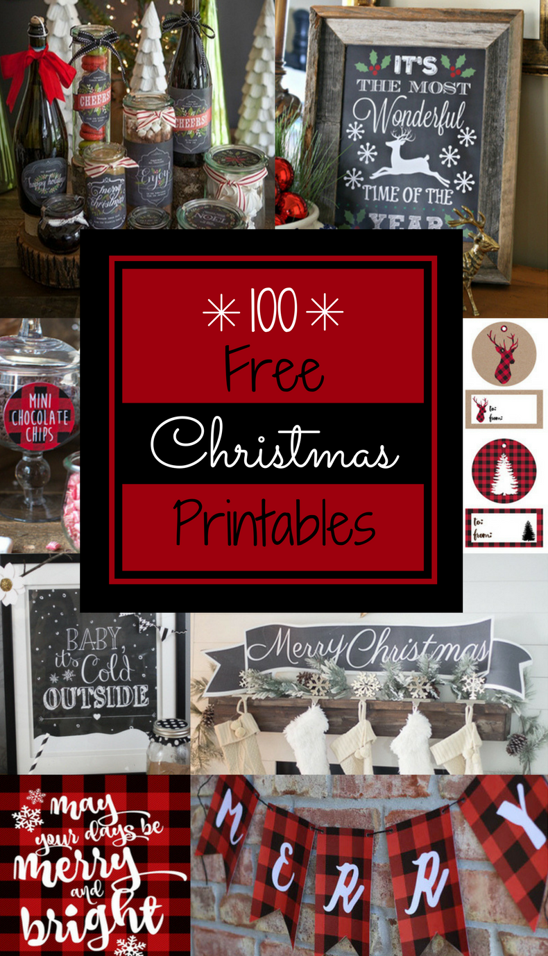 100 free christmas printables prudent penny pincher christmas pictures printables for free