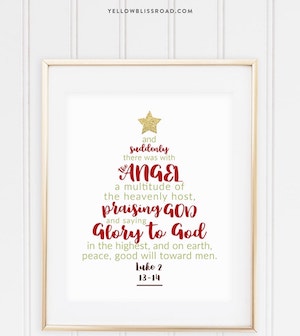 Christmas Tree Scripture