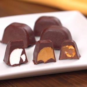 easy Ice Cube Tray homemade Chocolates