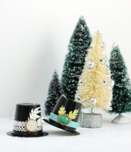 K Cup Snowman Hat Ornaments