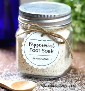 Peppermint Foot Soak