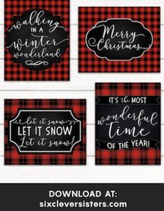 100 Free Christmas Printables for Adults and Kids - Prudent Penny Pincher