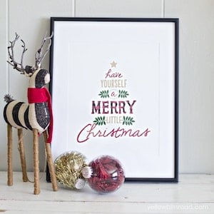 Rustic Plaid Christmas Art