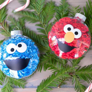 DIY Sesame Street Ornaments 
