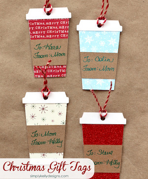 Christmas Coffee gift tags