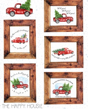 Free Vintage Truck Printables