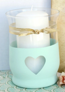 heart candle mother’s day gift