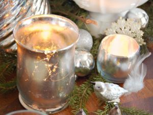 DIY Mercury Glass Votives Christmas Decoration 