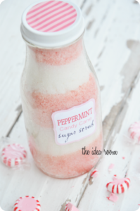 Peppermint Candy Cane Sugar Scrub 