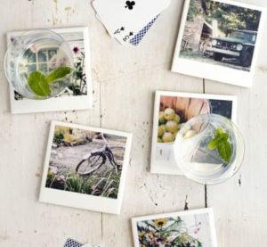 DIY Ceramic Polaroid Coasters