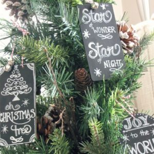 Chalkboard Ornaments