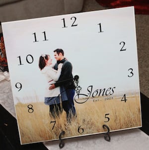 Photo Clock Christmas gift for boyfriend 