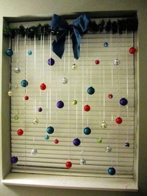 Hanging Ornaments Window DIY Christmas Decoration