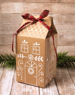 Printable Gingerbread House Box