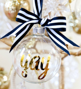 DIY Personalized Christmas Ornament