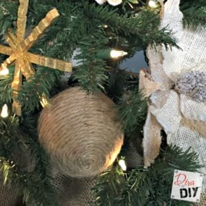 Jute Twine Christmas Ornaments