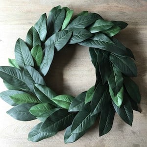 Holiday Magnolia Wreath