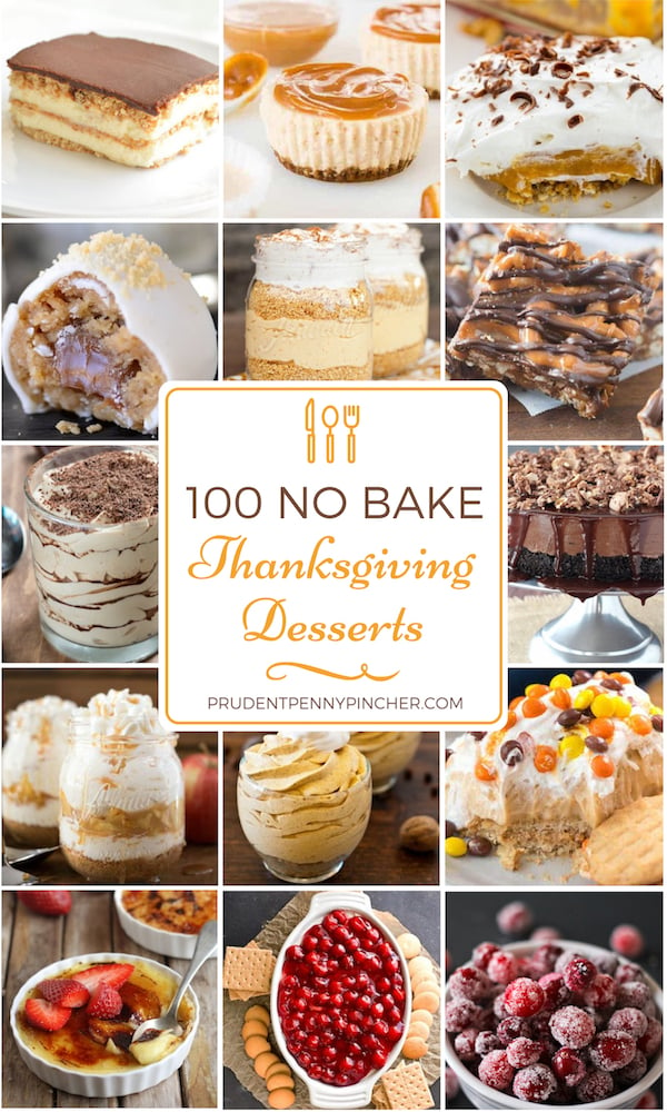 100 Best No Bake Thanksgiving Desserts